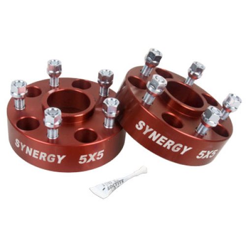 Jeep Hub Centric Wheel Spacers 5X5-1.50 Inch Width 1/2-20 UNF Stud Size Synergy MFG