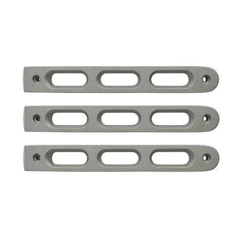 2007-18 Jeep JK Silver Slot Style Door Handle Inserts set of 3 DV8 Offroad