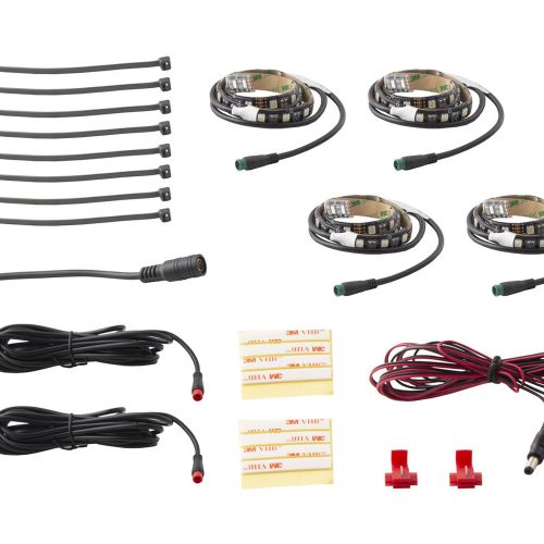 RGBW Footwell Strip Kit 4pc Multicolor Diode Dynamics