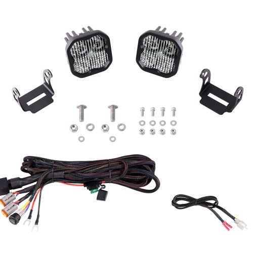 SS3 LED Ditch Light Kit for 2021 Ford Bronco, Pro White Combo Diode Dynamics