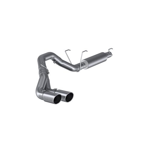 4 Inch Cat Back Exhaust System For 14-22 RAM 2500/3500 6.4L Single Side Dual Outlet T409 Stainless Steel MBRP