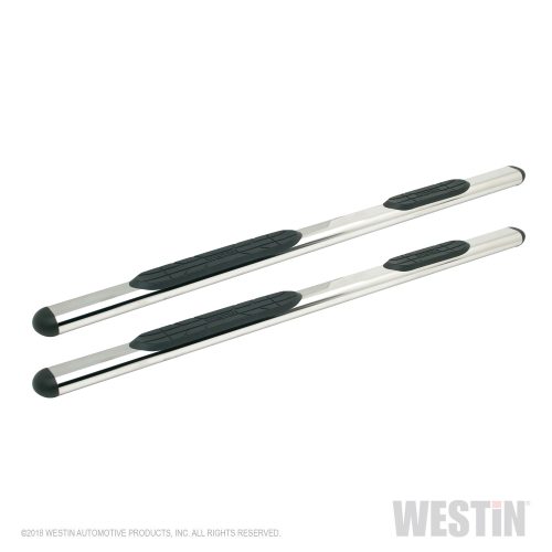 91IN POLISHED STAINLESS STEEL OVAL TUBE STEP BARS(REQUIRES SEPARATE MOUNT KIT PURCHASE)