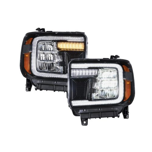 Form Lighting LED Reflector Headlights 14-18 GMC Sierra 1500 and 15-19 GMC Sierra 2500/3500